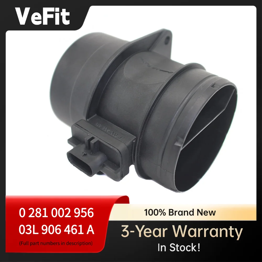 

Mass Air Flow Sensor MAF 0 281 002 956 03L906461A for VW Golf 7 Passat B8 Tiguan 2.0 TDI Audi A3 A4 A6 2.0 TDI 2008-2024