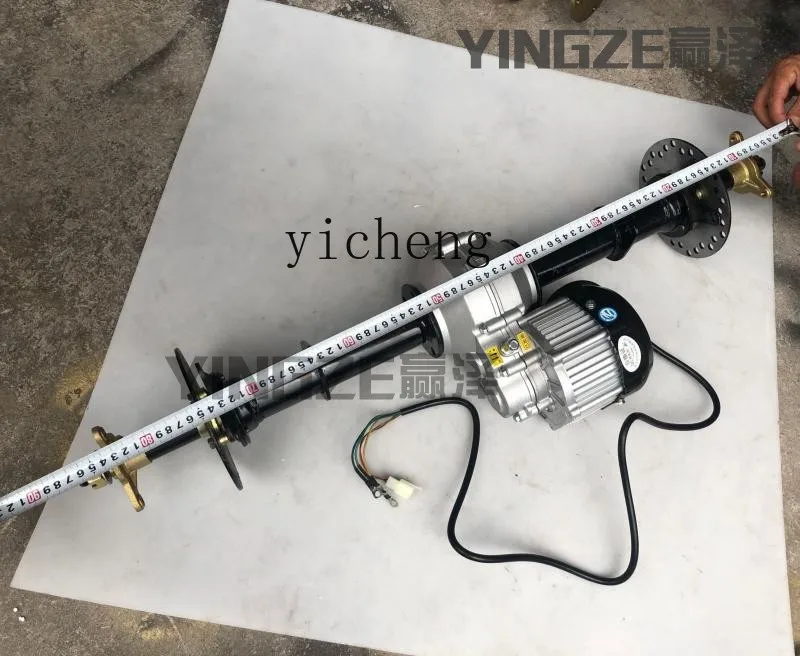 ZC electric three-wheel four-wheel kart modification parts differential rear axle 48V500W motor half shaft rear axle 90CM