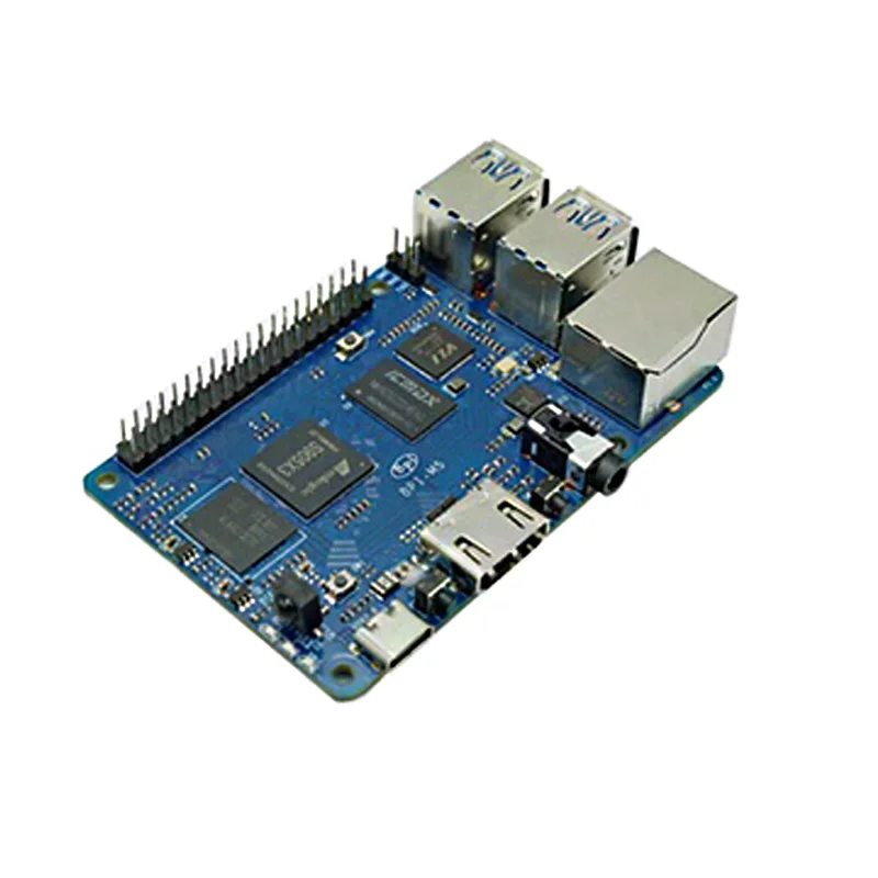 Banana Pi BPI-M5 with Amlogic S905x3 chip design 16G eMMC, High Performance like 4B compatible with Raspberry Pi 3B Size