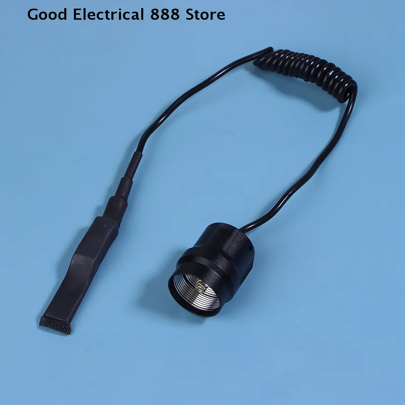【GE】1pcs Aluminum Alloy Flashlight Remote Pressure Switch For C8 Zoomable LED Torch LED Flashlight Torch Tail Switch Accessories