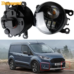 2 X 30W Car Driver + Passenger LED Fog Light For Ford Transit Connect Tourneo H11 DRL Fog Lamp Accessories 3000LM 12V