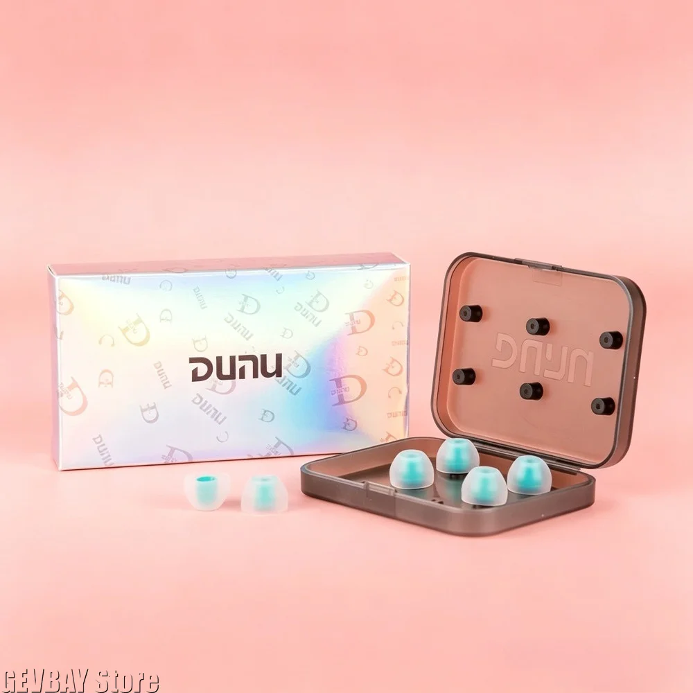 Силиконовые насадки DUNU Candy для аудиовходов 4,5-6 мм: улучшают качество звука / обеспечивают прозрачность вокала / снижают высокочастотный шум