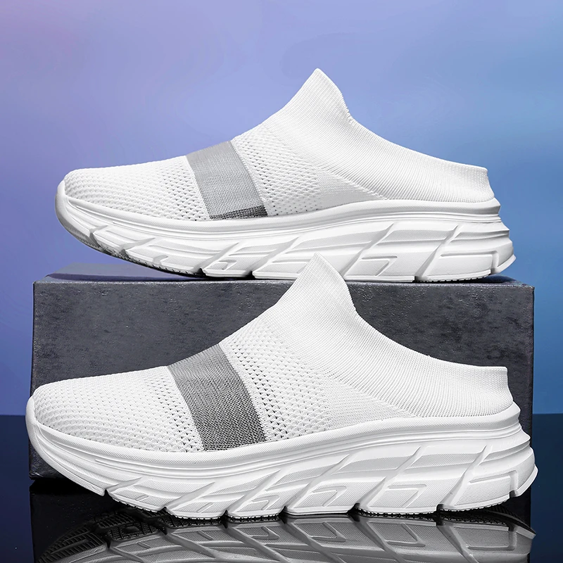 Couple's Slip-On Slippers Breathable Casual Low-Top Round-Toe EVA Lazy Shoes Men's Women's Summer Fashion Quick-Dry