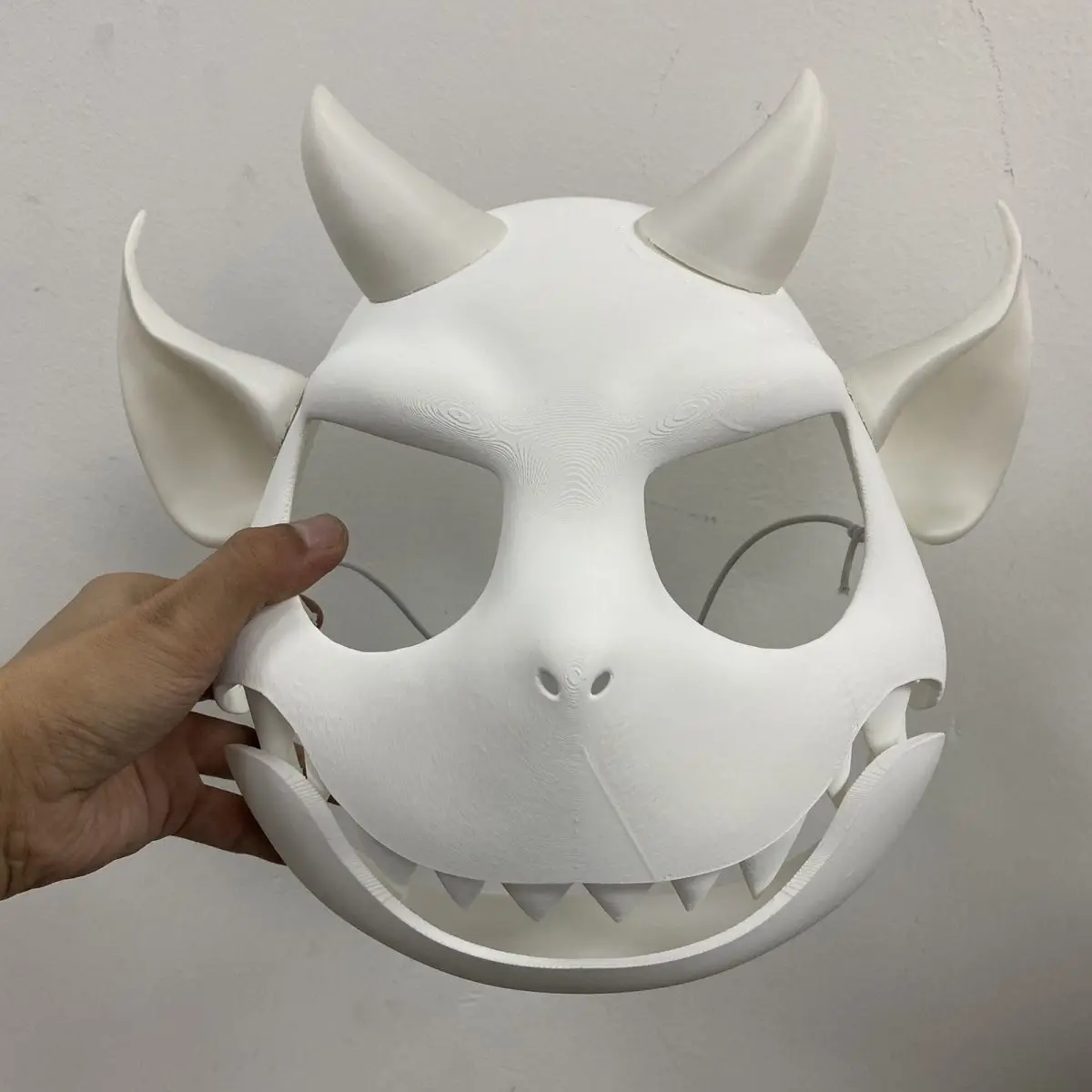Kigurumi Base Masks Fursuit 3D Printed with Movable Chin Fantasy Creature Skull Furry Cosplay Prop Accessories