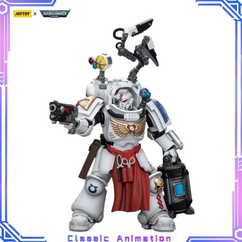 

【Оригинал】JOYTOY Warhammer 40K 1/18 Фигурка Uitramarines Apothecary Biologis Коллекционные предметы Классические игрушки Аниме Модель