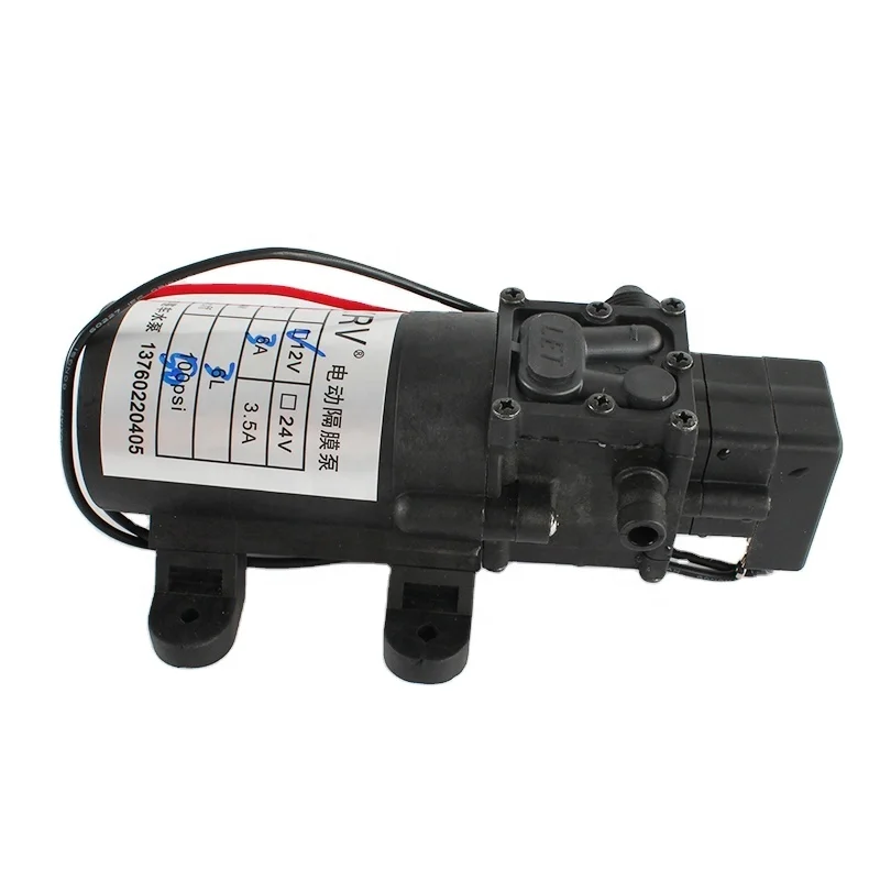 OEM Self-priming Fresh Water Sprayer Pump 12V 3L Diaphragm Pump with Pressure Switch for RV Parts and Accessories
