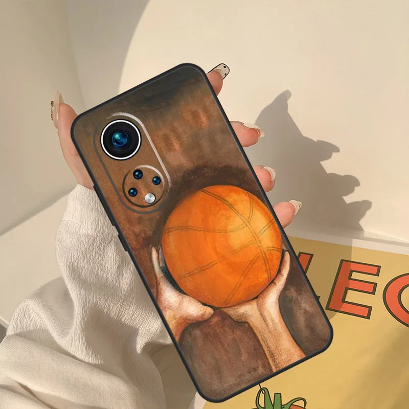 Basketball Case For Huawei Honor X8a X8 X7 X9a 50 70 90 Magic5 Lite P40 P20 P30 P60 Pro P Smart Cover