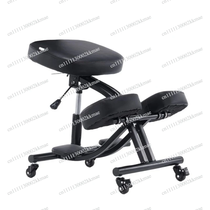 Sitting Posture Correction Chair Ergonomic Knee Chair Lifting Work Computer Bench with Wheels To Avoid Hunchback