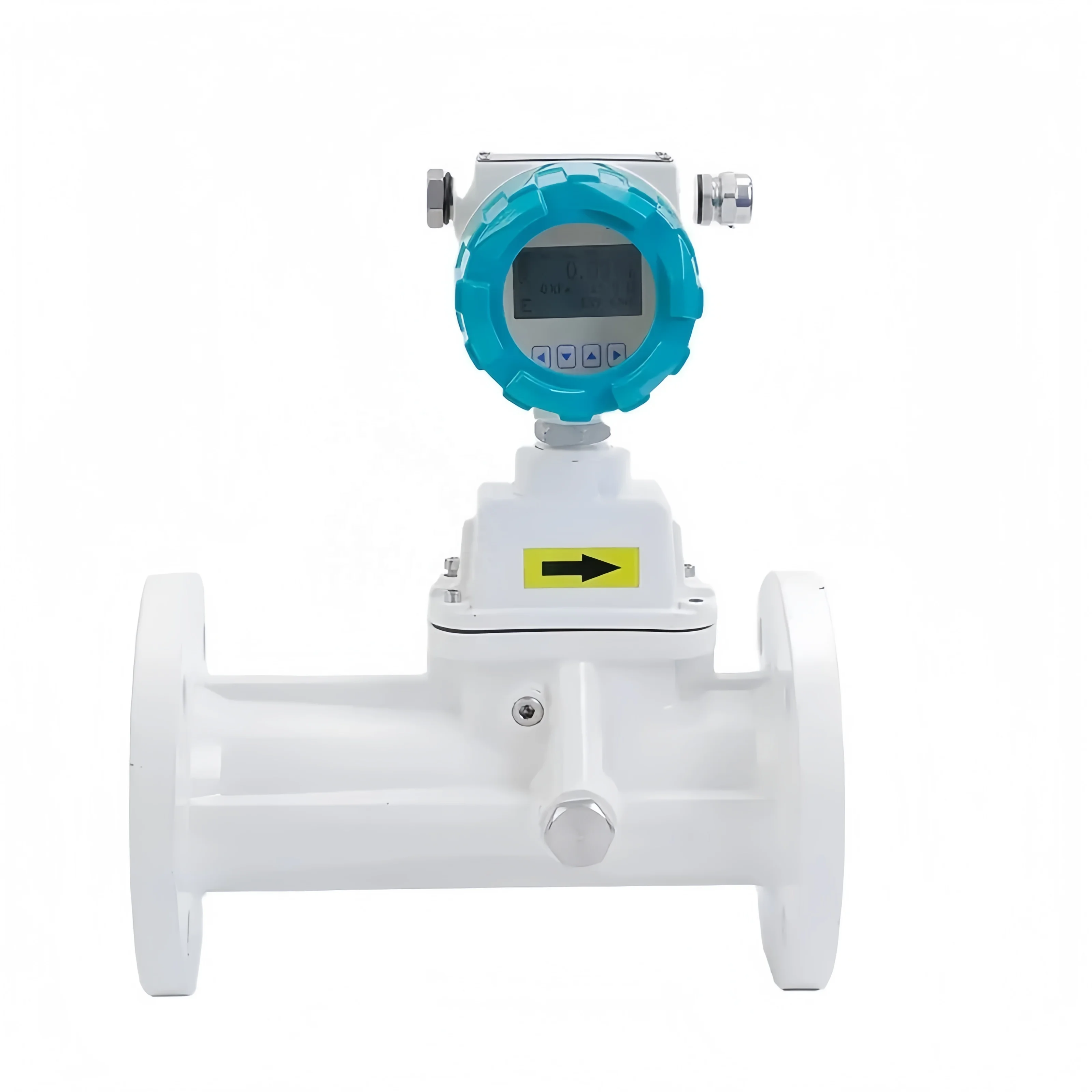 Stainless Steel Procession Vo rtex Flow Meter for G as 24V Power 4-20mA Output OEM Customizable for Compressed Air Measurement