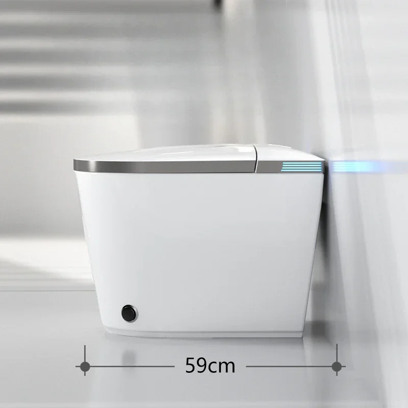 Ultra-short UV spray rod smart toilet automatic flip voice foam shield toilet