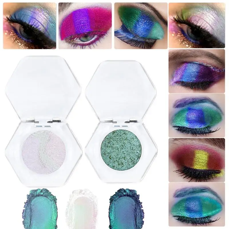 Prachtige Glitter Oogschaduw Diamant Shimmer Body Face Art Make-Up Blijvende Glinsterende Oogschaduw Make-Up Palet Oogpigmenten