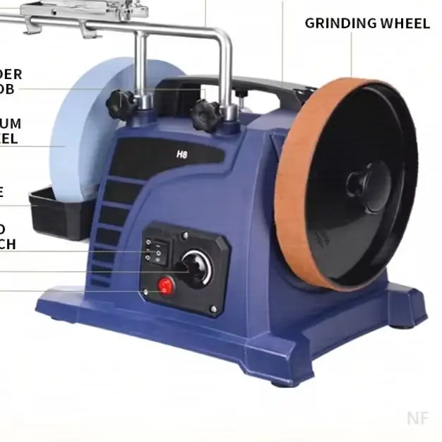 NFLow-Speed Water-Cooled Sharpener for Household Small Woodworking Tools, Engraving Knives, Chisels, Electric Desktop Sharpeners