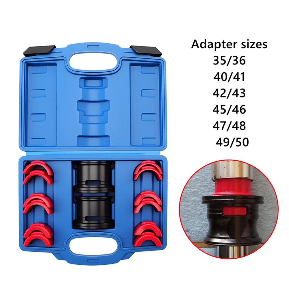 

14PCS Universal Motorcycle Bike Fork Seal Driver Tool Kit Installer Set with Storage Box 35/36 40/41 42/43 45/46 47/48 49/50MM