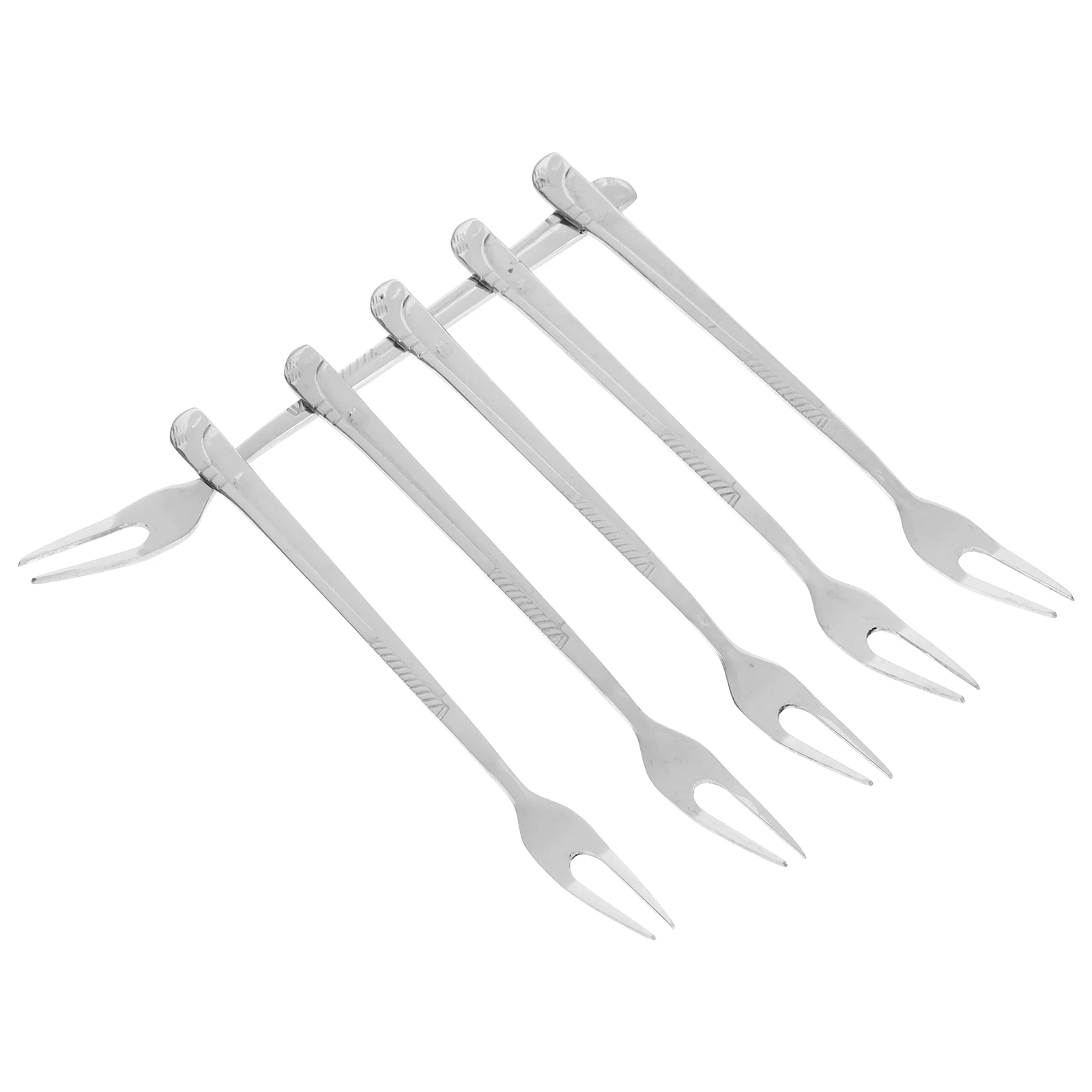 

6Pcs Fruit Fork Stainless Steel Small Dessert Forks for Appetizers and Salads Reusable Elegant Serving Forks Dishwasher Safe