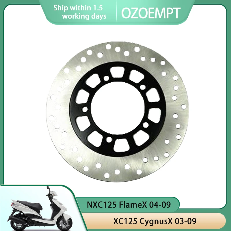 OZOEMPT Motorcycle Front brake disc/plate Apply to NXC125 FlameX 04-09 XC125 CygnusX 03-09