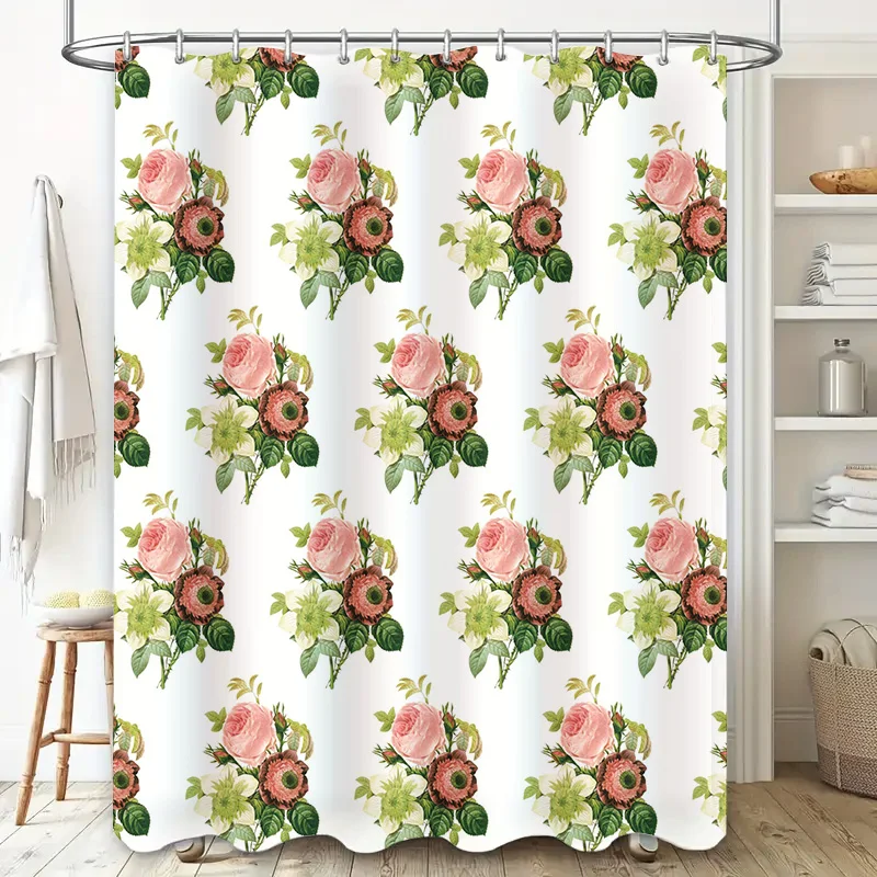 High-Quality Light House Print Shower Curtain Waterproof Fabric Decorative for Home Bathroom Bath Room Accessories