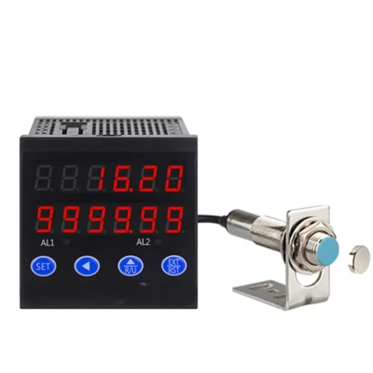 Timing conveyor loading point six-bit counter meter
