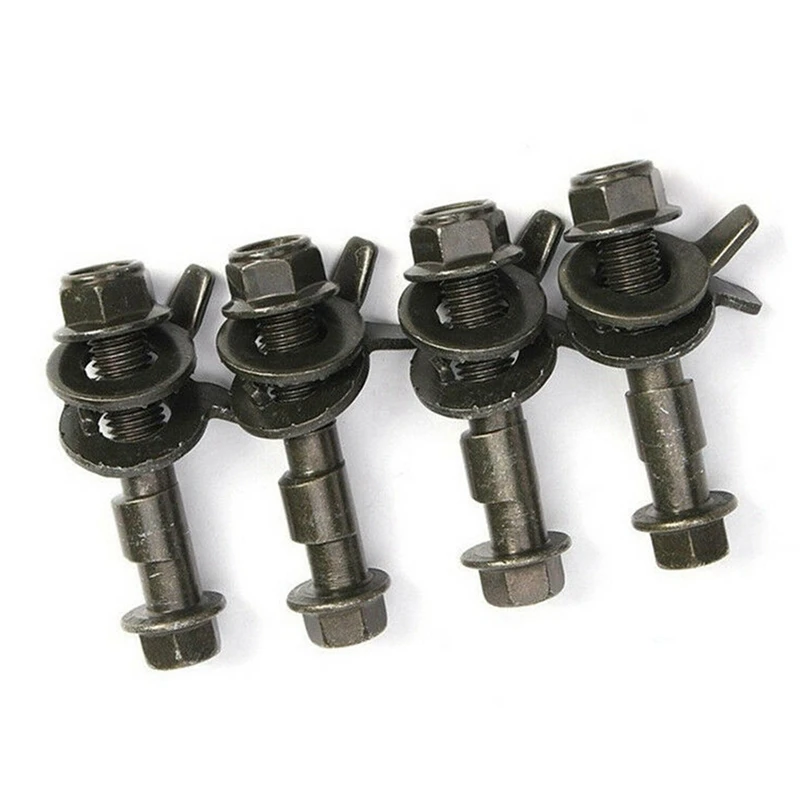 12Pcs 14Mm Steel Car Four Wheel Alignment Adjustable Camber Bolts 10.9 Intensity