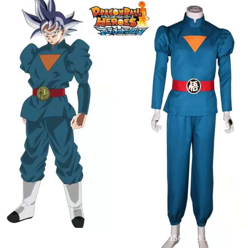 9Styles Dragon Ball Mens Black Cosplay Costume Anime Kung Fu Suit Outfits Uniform Halloween Carnival Role Play Dress Up Full Set view 6