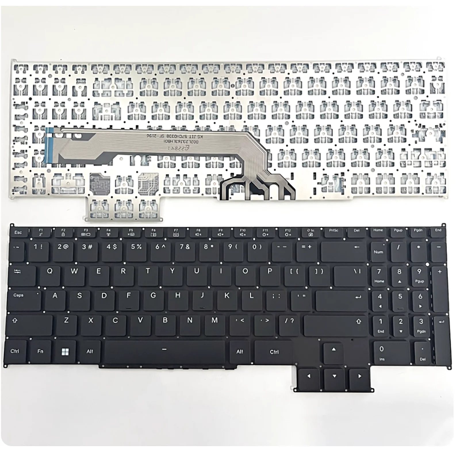 US Layout for MECHREVO Aurora X16Super G16PRO Winged Dragon Yaoshi 15Pro 16Pro Jiaolong 16K Laptop No Backlight Keyboard