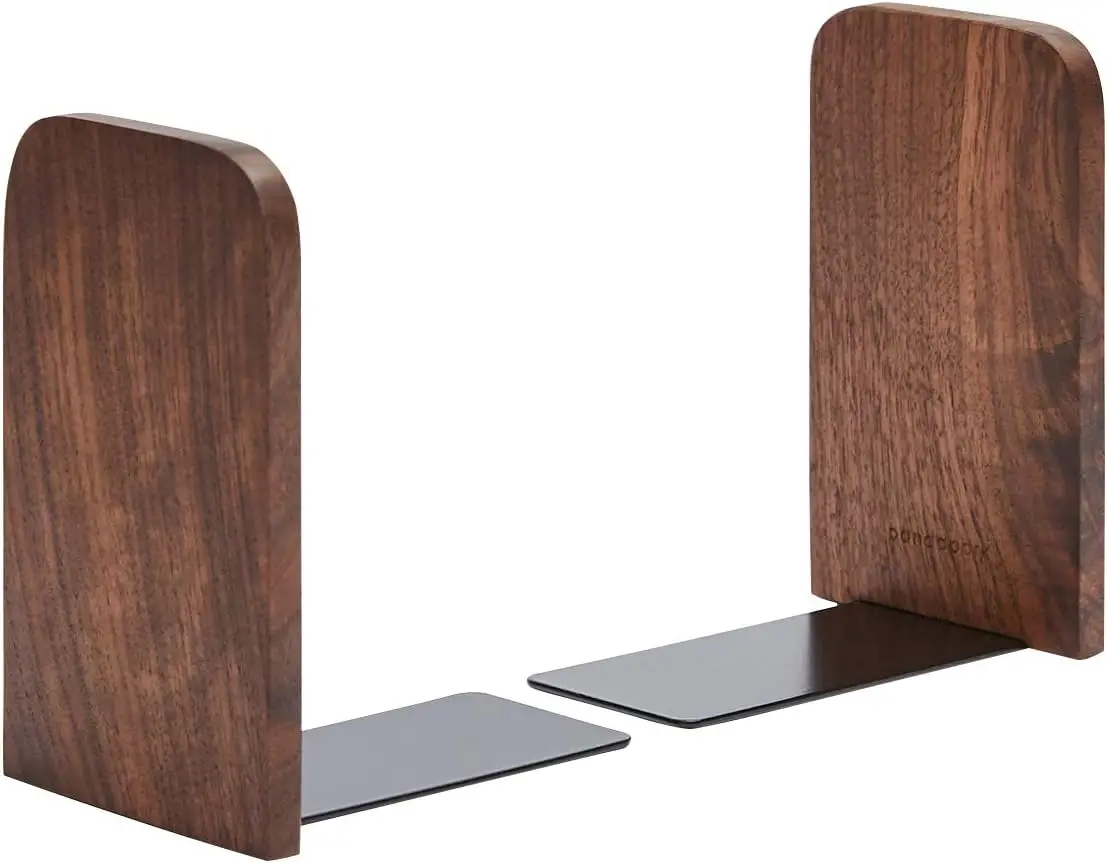 

Non-Skid Heavy Duty Bookends for Shelves, Book Stand for CDs, 1 Pair