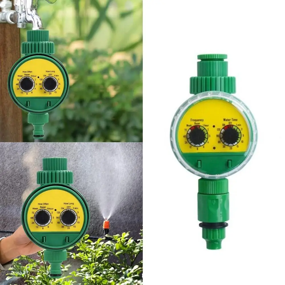 

Plastic Automatic Sprinkler Dual Dial Code Electronic Irrigation Timer Battery Powered Timed Irrigation Controller