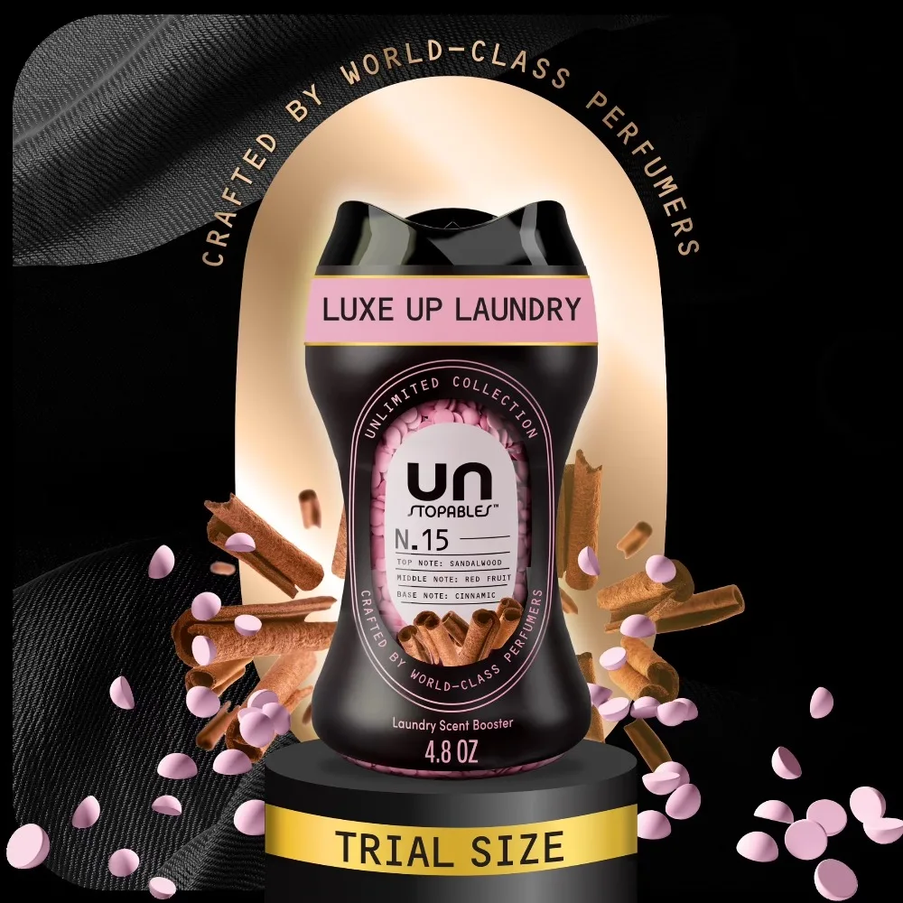 Laundry Scent Booster Beads In-Wash Scent Freshener N.15 Fragrance Long Lasting Fresh Scent for Laundry Detergent 4.8 oz
