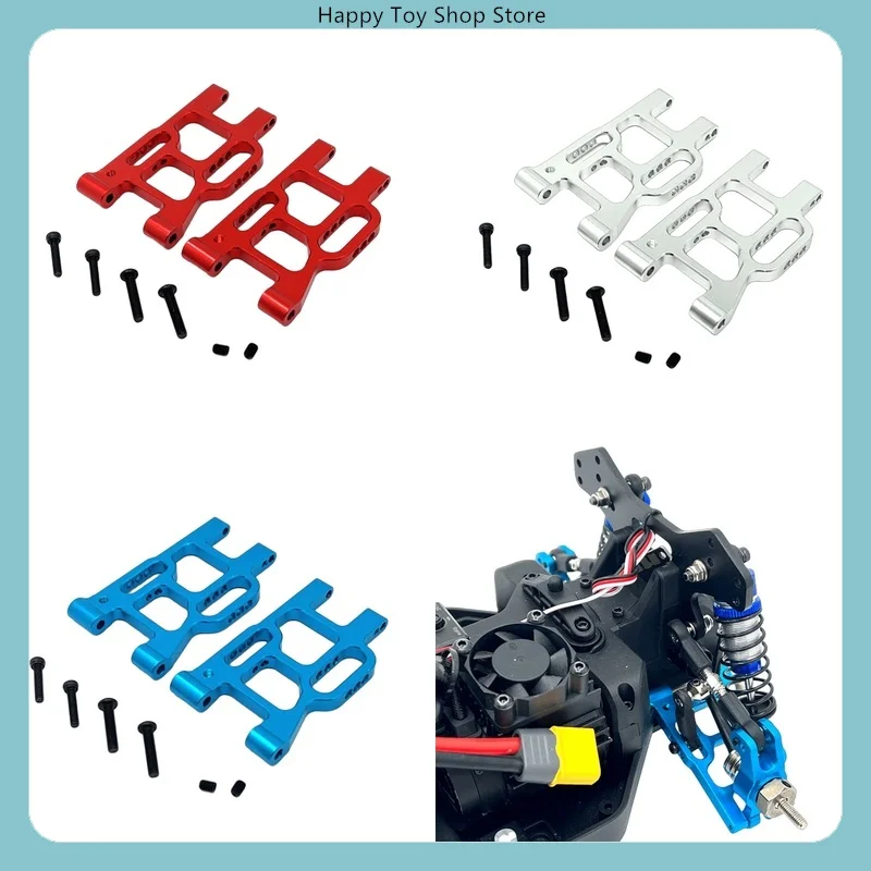 Brazo de suspensión inferior trasero mejorado de Metal para piezas de repuesto de coche MJX 1/10 10303 10304 RC