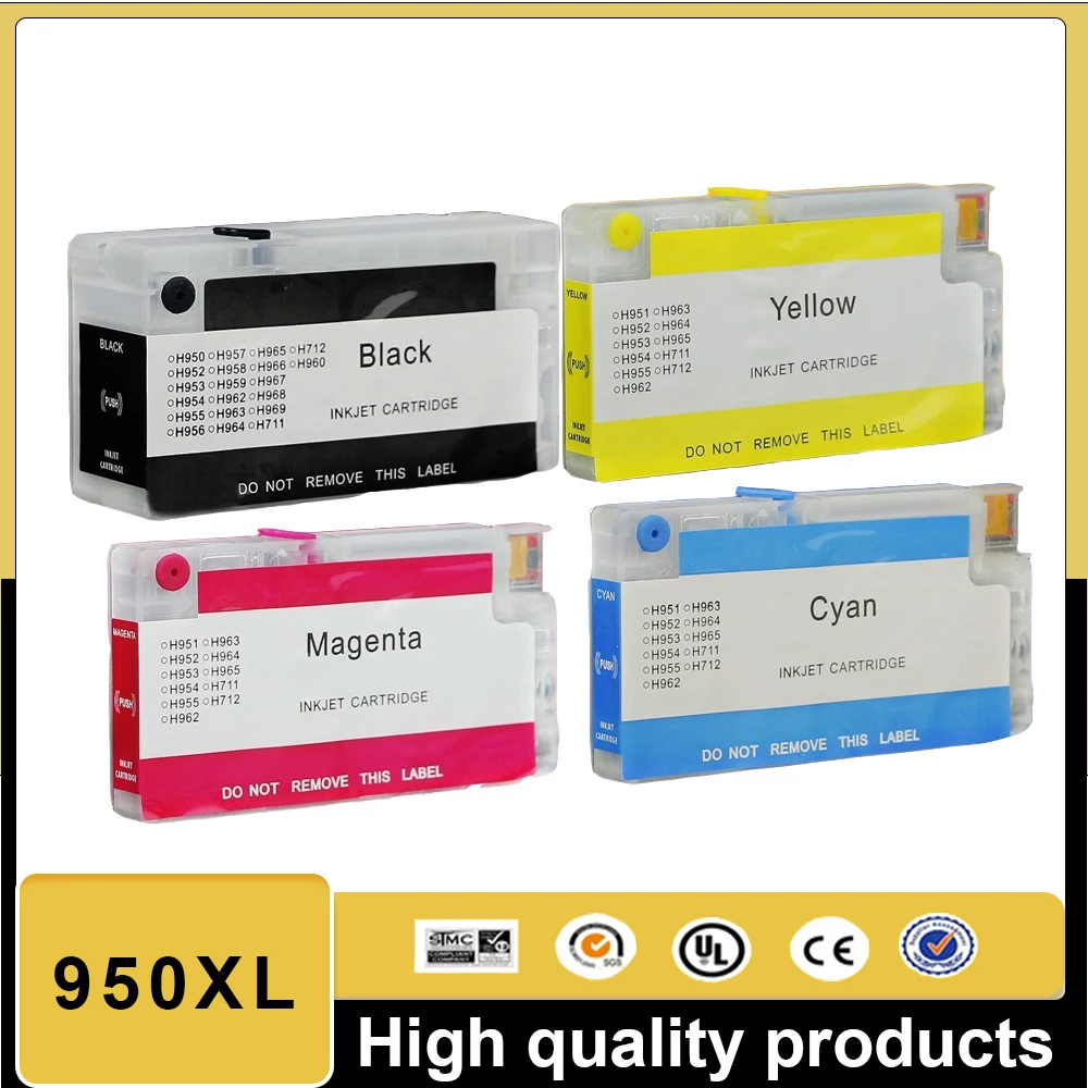 950XL 951XL 950 951 XL Ink Cartridge for HP950 for HP Officejet Pro 8100 8600 8610 8615 8620 8630 8640 8625 8660 8680 251dw 276d