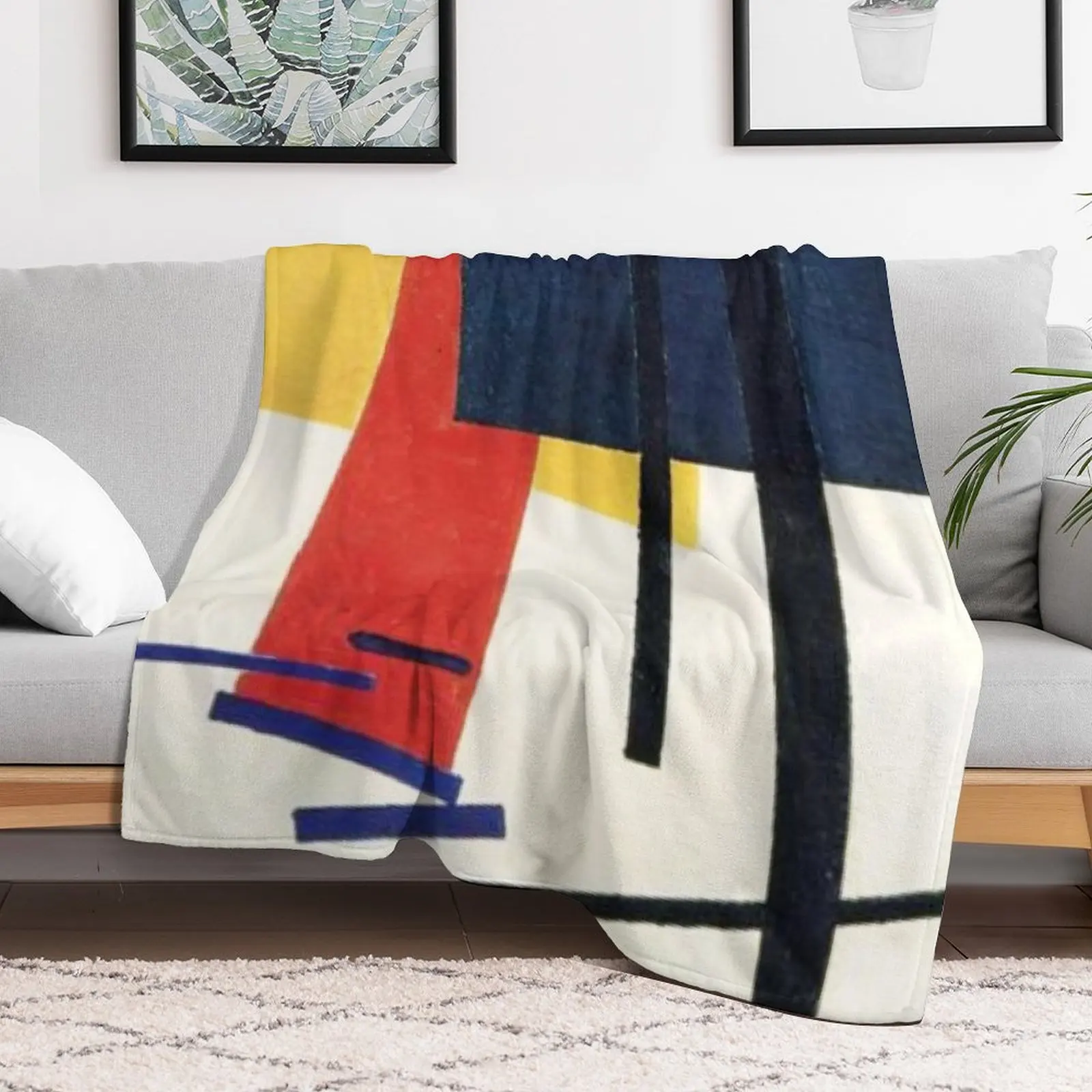 Suprematism 1915 by Kazimir Malevich - Favourite Artists Collection Throw Blanket manga Nap Blankets