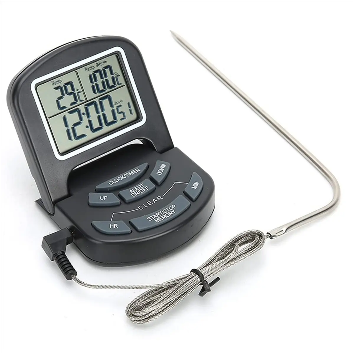 Probe Digital Highly Accurate Cooking Timer Kitchen for Home ,Digital Meat Food Thermometer ,Kitchen Thermometer