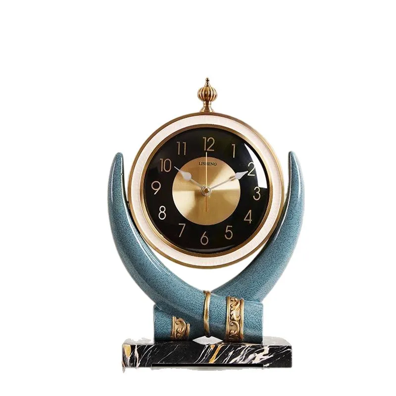 European style, desk clock, decoration, ornament, living room, home, desktop