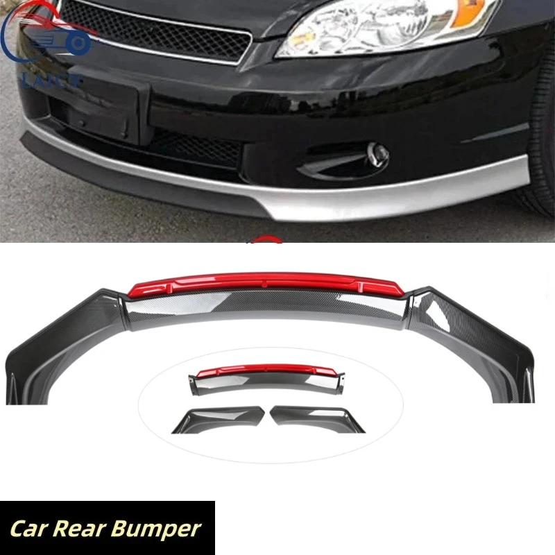 LAICY For Monte Carlo 2000-2007 Car Front Bumper Lip Auto Chin Spoiler Splitter Diffuser Body Kit Trim Protector Air Dam Covers