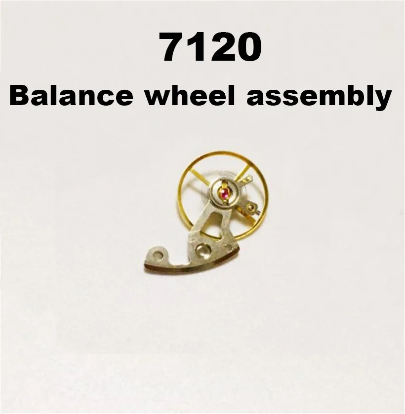 Suitable For Dandong 7120 Movement Full Swing Balance Wheel Assembly Balance Wheel+Swing Clamp Plate Hollow Watch Accessories