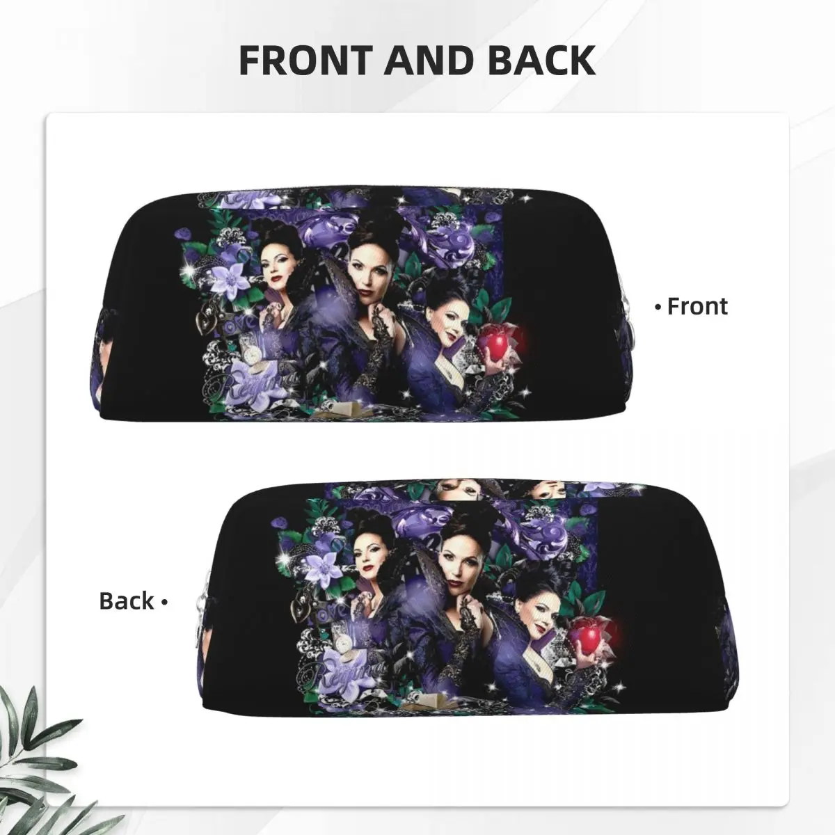 Regina Mills Once Upon A Time Pencil Cases for Students School Pen Box Pencil Bag Pencil Pouch Pen Holder
