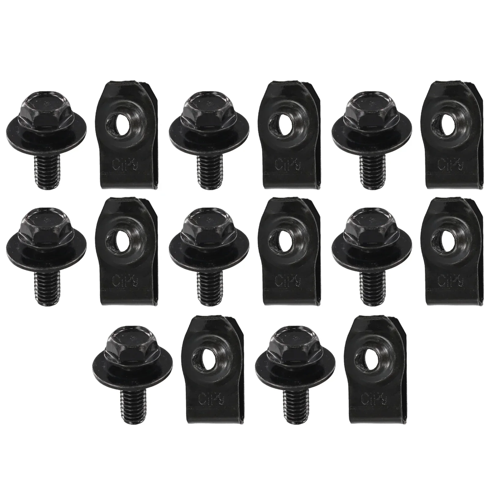 

Premium Carbon Steel & Plastic Engine Undertray Clips Screws, Anti Rust, Anti Vibration, Durable, Easy Replacement Set of 10