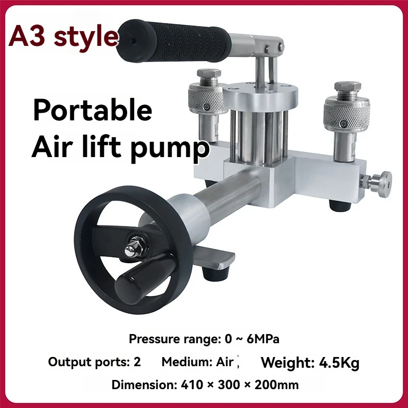 

Калибровочный стол для вакуумных и пневматических измерений типа А1, для калибровки датчиков давления и манометров, лабораторный, с ручным пневматическим насосом