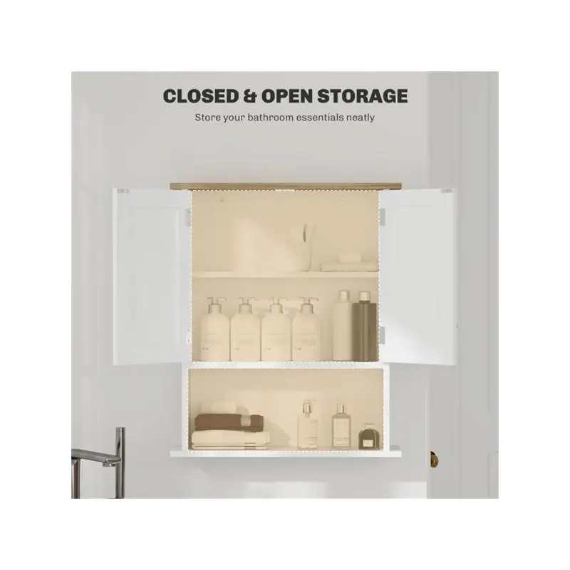 منظم تخزين خزانة الحائط، أرفف قابلة للتعديل، متعددة الوظائف، ديكور المنزل، موفر للمساحة #4