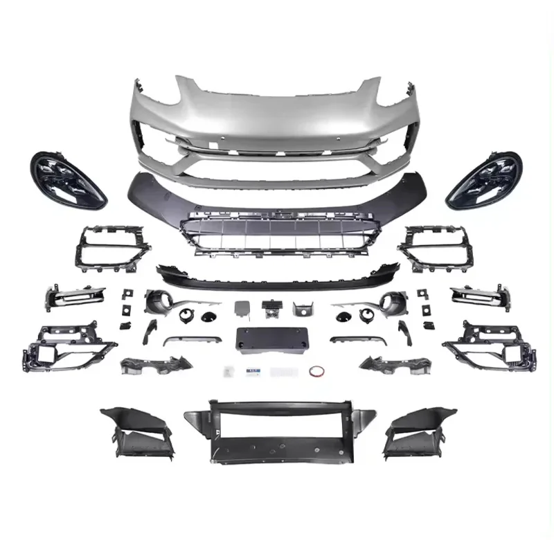 

For Panamera 2010-2016 970.1 970.2 Upgrade 971 Turbo S Style Front Bumper Matrix Headlight Bodykit