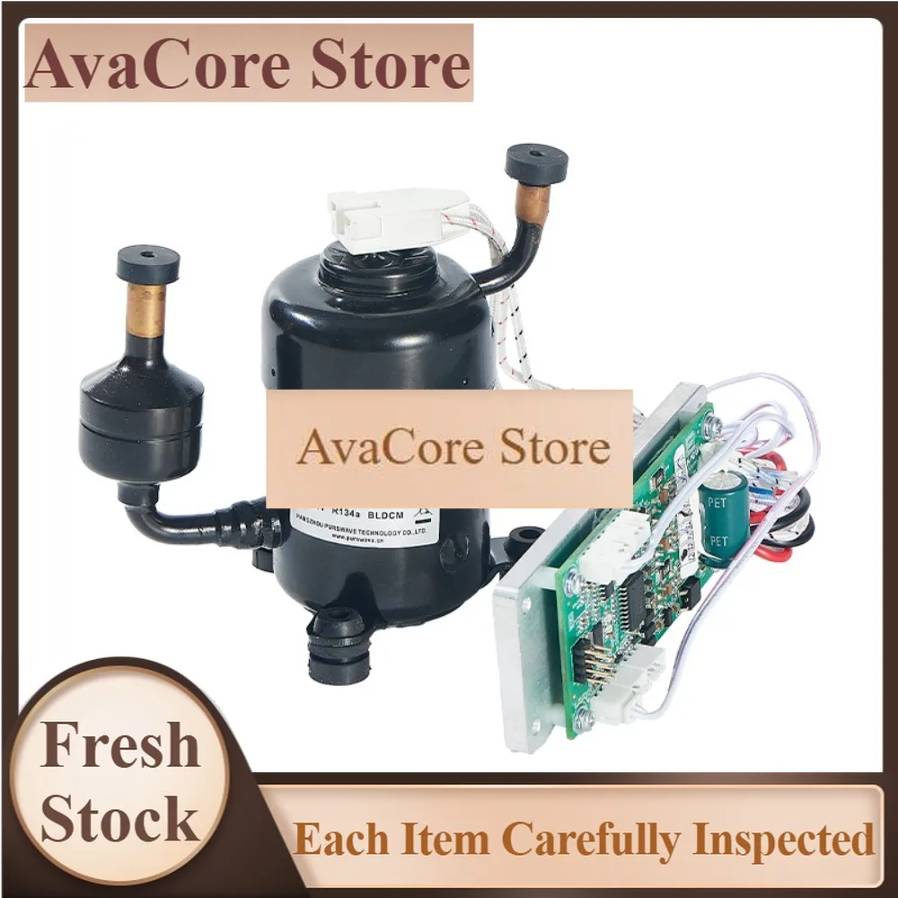 AvaCorePURSWAVE ST19DC DCTiny Compressor 12V24V48V MAX 450W Capacity R134a For Portable Refrigerator Mini Air Conditioner Compre