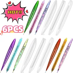 Transparent Pen Silicone Mold Pen Shape Resin Mold Creative DIY Ballpoint Pen Dried Flower Epoxy Casting Mold Kids Crafts Making