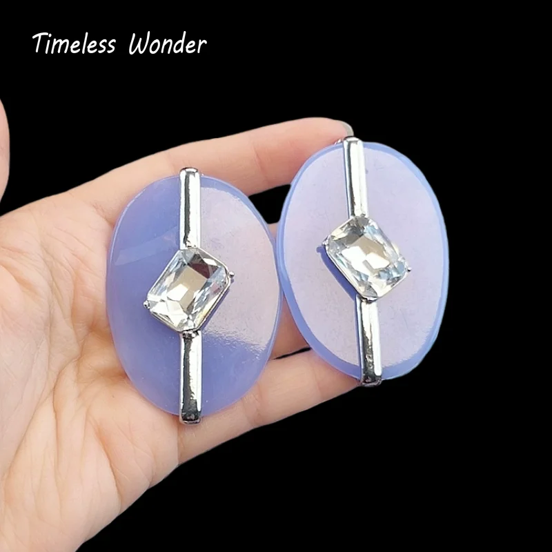 

Вневременные серьги-гвоздики Wonder Fancy Zircon Geo из смолы для женщин, дизайнерские ювелирные изделия, готический топ, вечерние, модный подарок, редкая подиум 6448