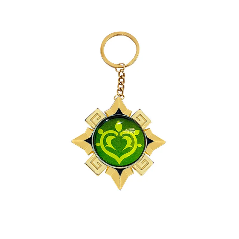 GENSHIN IMPACT nuovo Account Natlan Vision ciondolo elemento traslucido accessori Cosplay Anime portachiavi zaino Charm Iansan