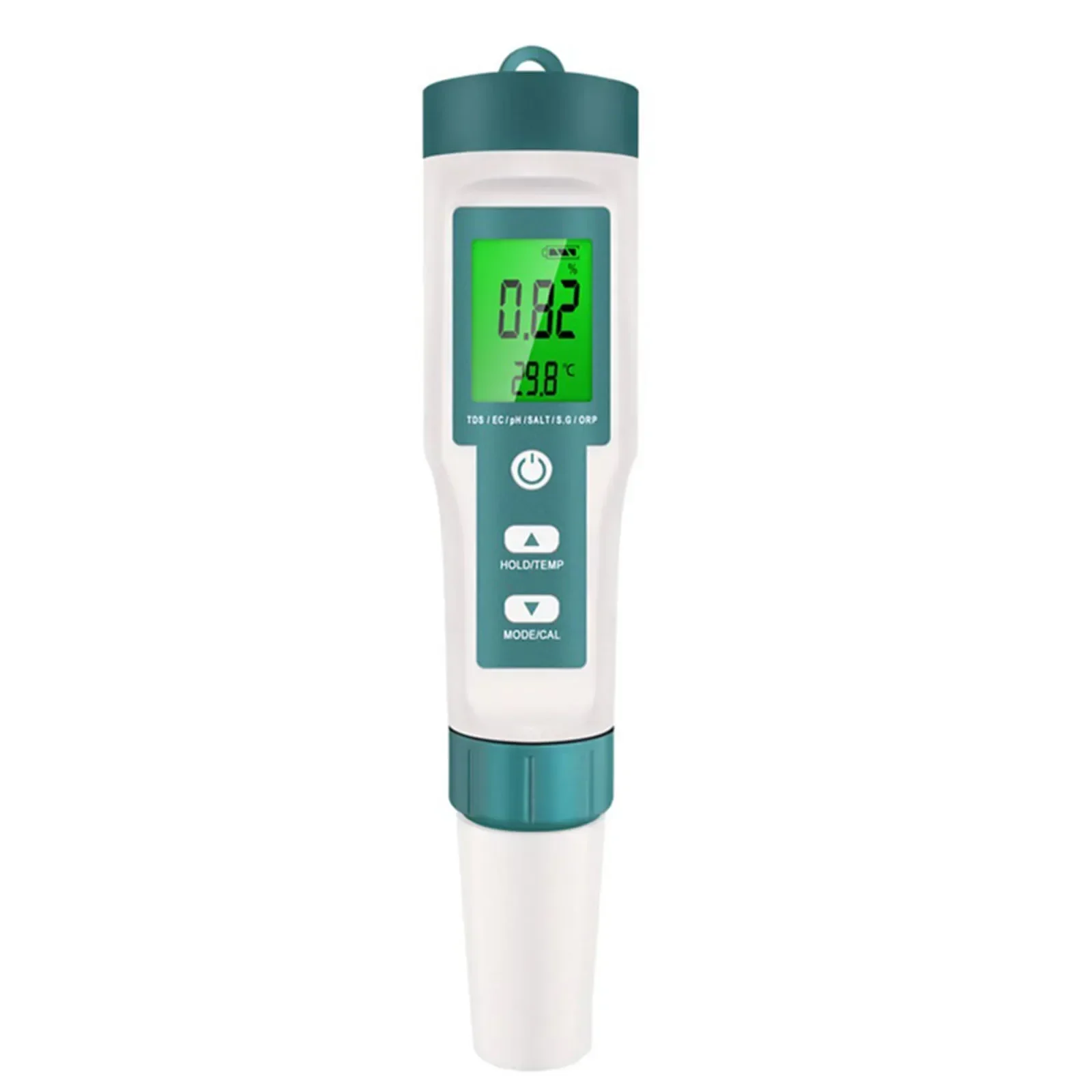 

7 in 1 Water Quality Tester Meter, Lightweight and Portable, Accurately Measures PH, ORP, EC, TEMP, SALT, and S G