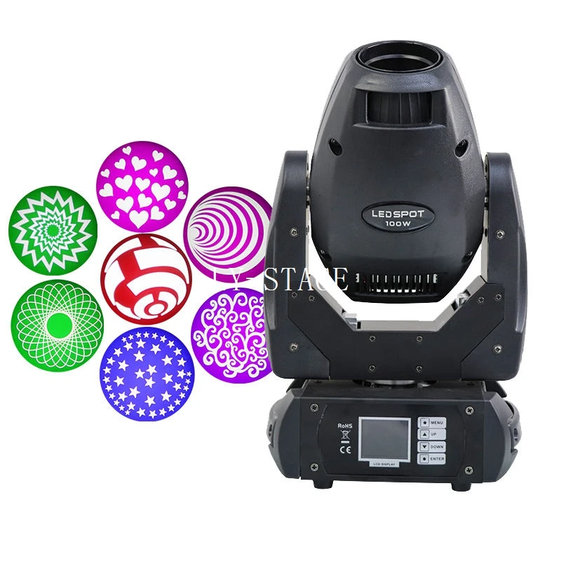 

Wedding Party Disco Dj Zoom Prism Mini 150w Led Spot Moving Head Light