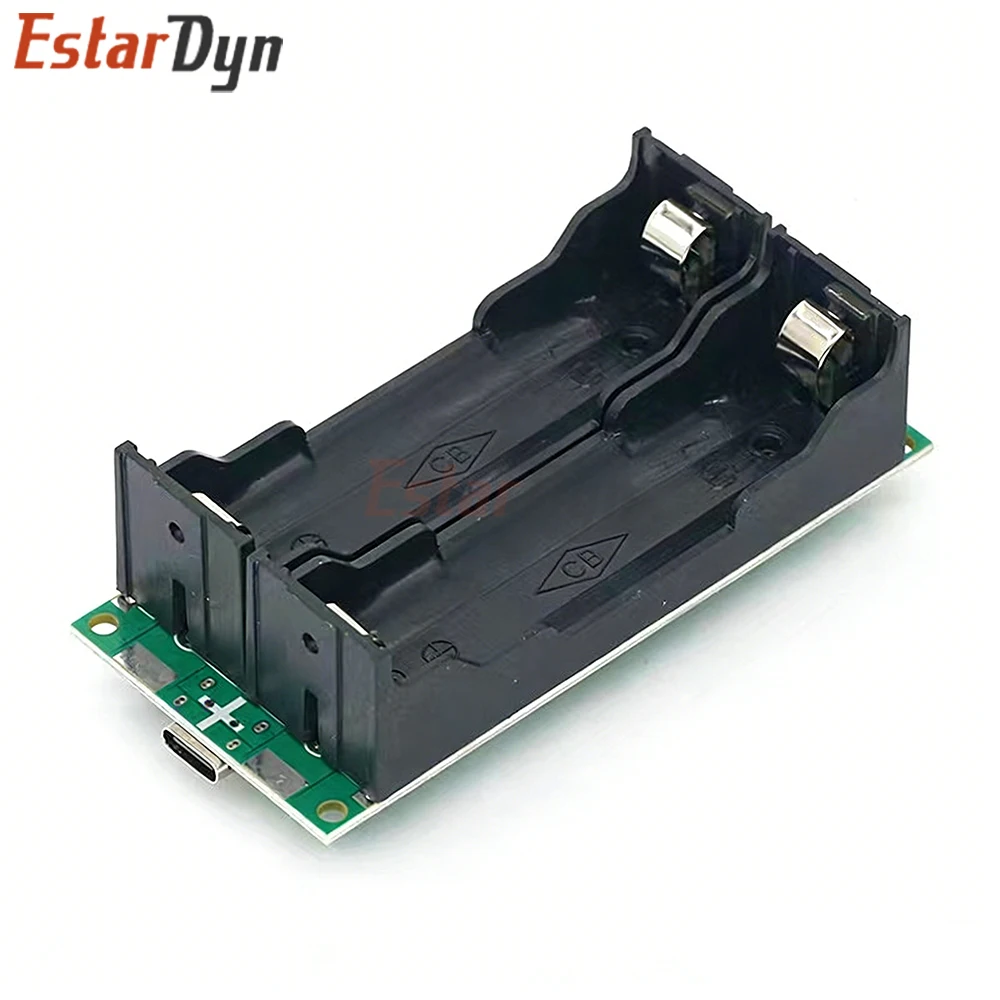 Type-C 15W 3A Fast Charge UPS Power Supply / 18650 Lithium Battery Charger Module DC-DC Step Up Booster Converter 5V 9V 12V