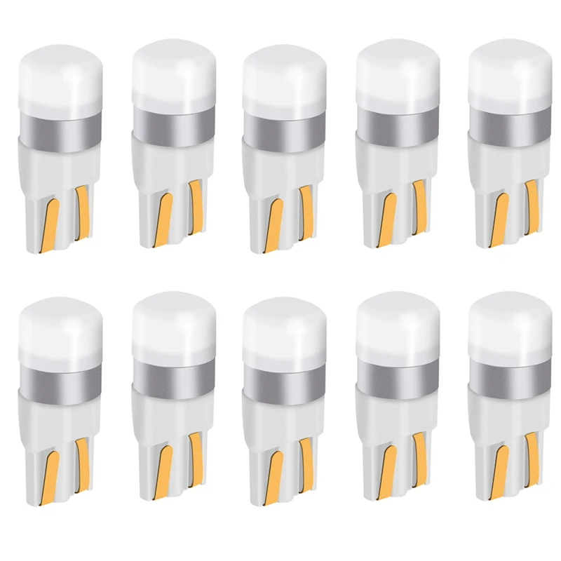 Lampe de lecture Super brillante T10 3030 1 LED W5W 12V, dégagement automatique, accessoires d'ampoule de porte de véhicule, 6000K, 2/4/10 pièces