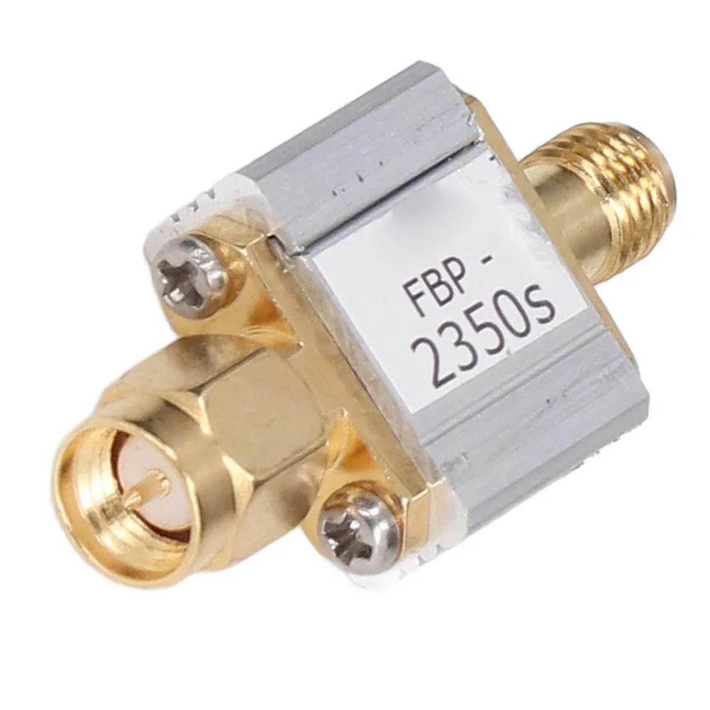 

Aluminum Alloy Shielded Shell Saw Bandpass Filter Module RF Coaxial 2320MHz~2370MHz 50MHz Bandwidth 50Ohms SMA