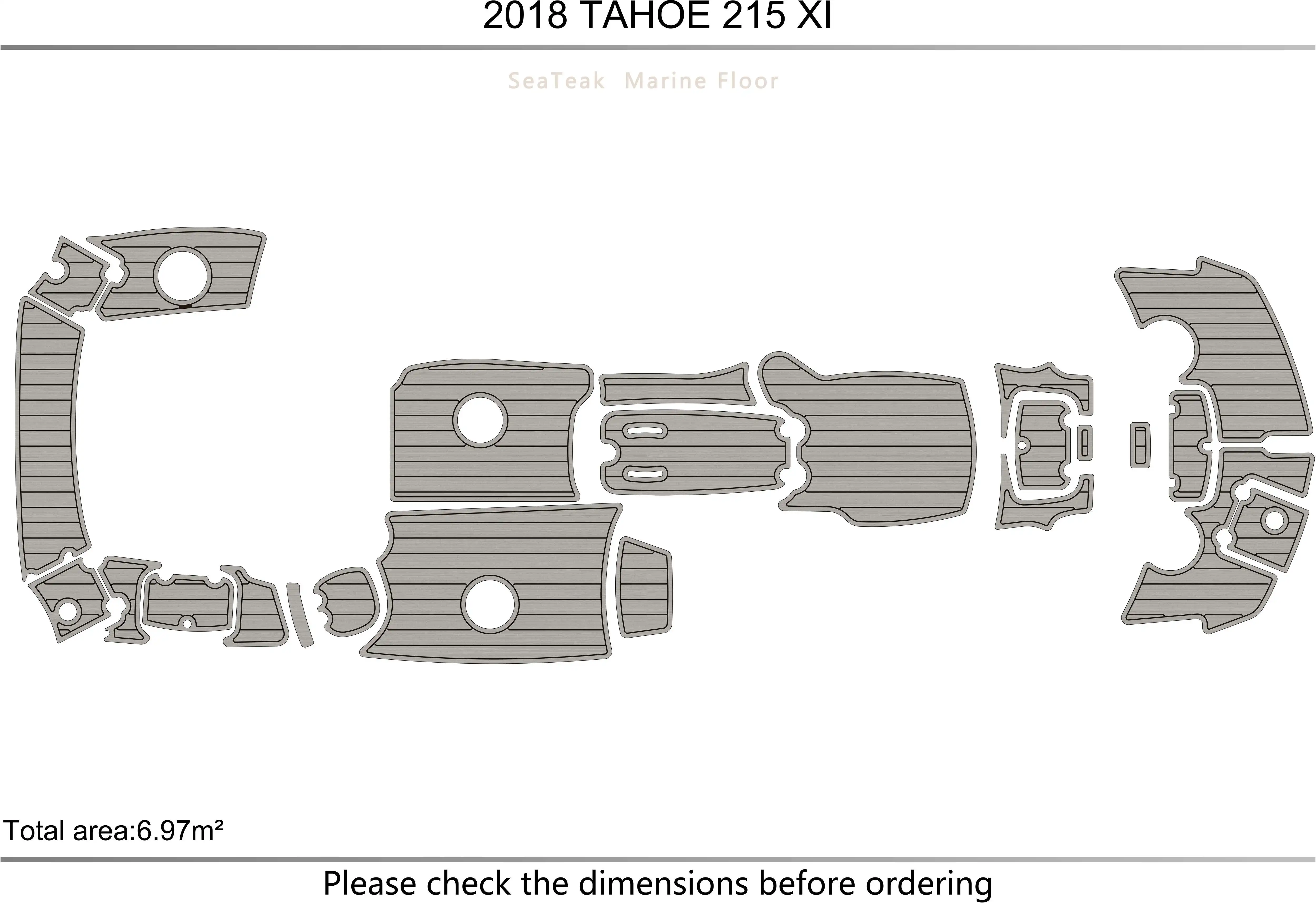 2018 TAHOE 215 XI Cockpit  swimming platform 1/4