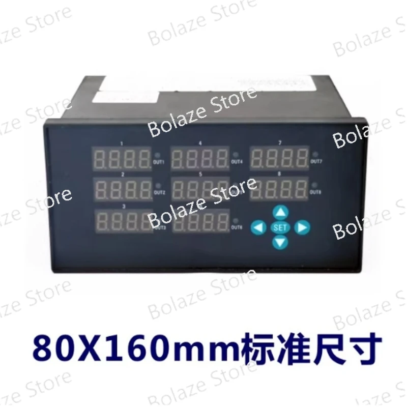 8-Channel Temperature Controller Multi-Loop Control PC Monitoring Data Logger Curve Display Thermostat